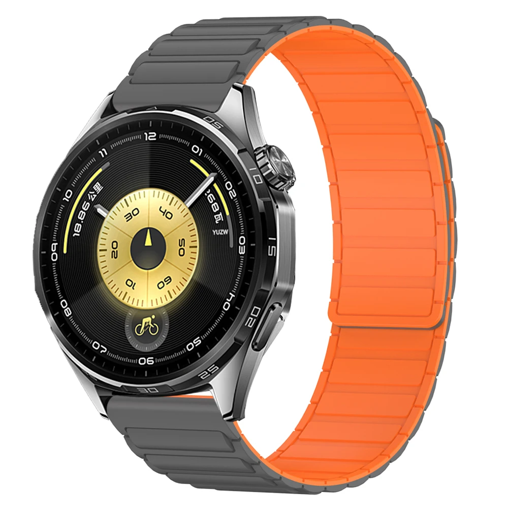 22mm Silicone Strap for Huawei Watch 5 4/GT6 Pro GT 6 5 4 46mm Magnetic Band Sports Bracelet For Amazfit Bip 6 5 UNITY/BALANCE 2