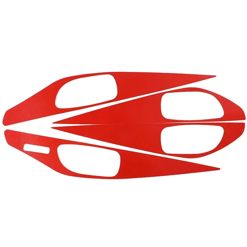 For Infiniti Q50 Q60 2015-2022 Car Interior Handle Panel Decorative Frame Sticker Soft Carbon Fiber Interior Accessories LHD