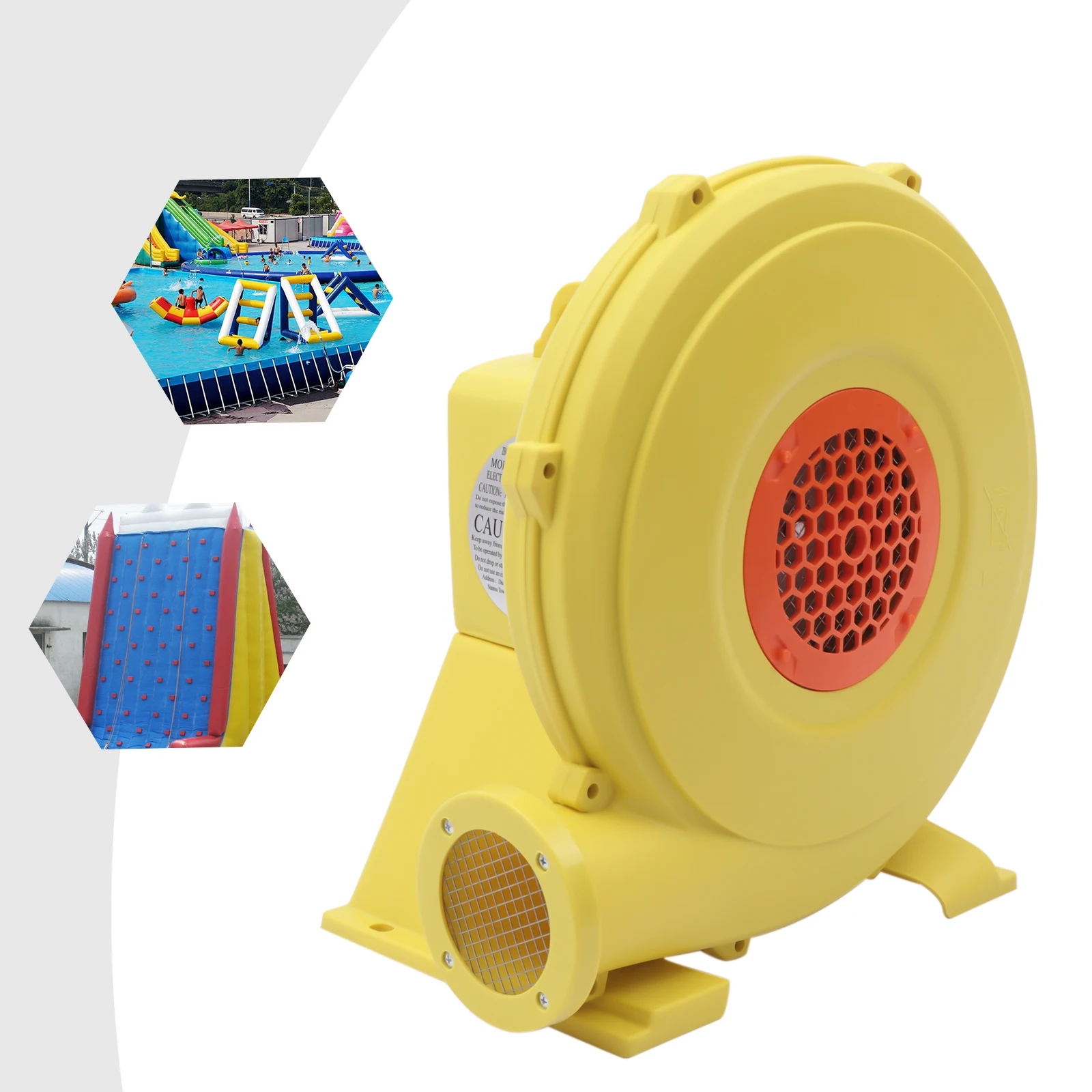 Soplador de aire inflable comercial, 750W(1HP), Ideal para castillos hinchables y barcos inflables