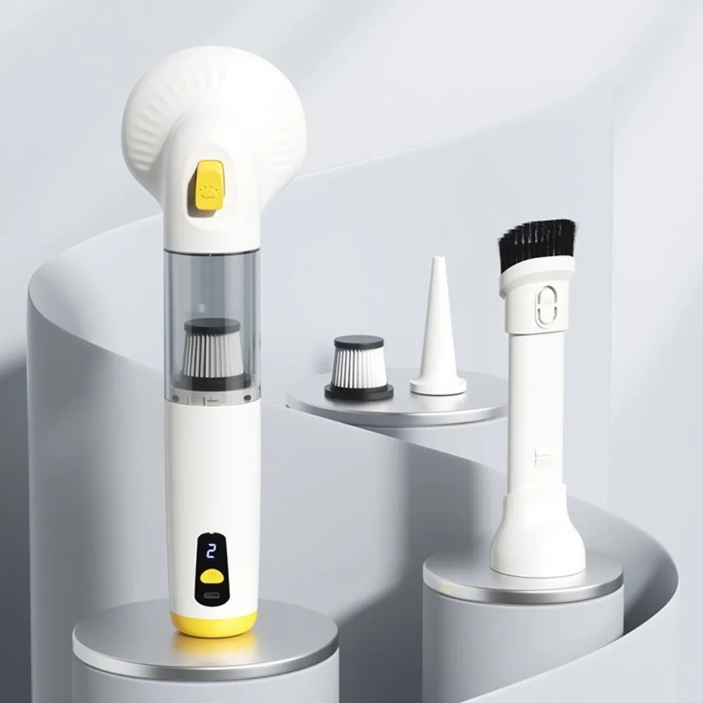 

Wireless Handheld Vacuum Cleaner Strong Suction Type-C Rechargeable Pet Grooming Comb Multi-functional Low Noise