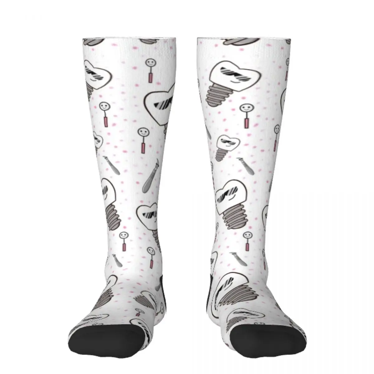 

Dental implant cool Socks kawaii christmass gift Men Socks Luxury Brand Women's