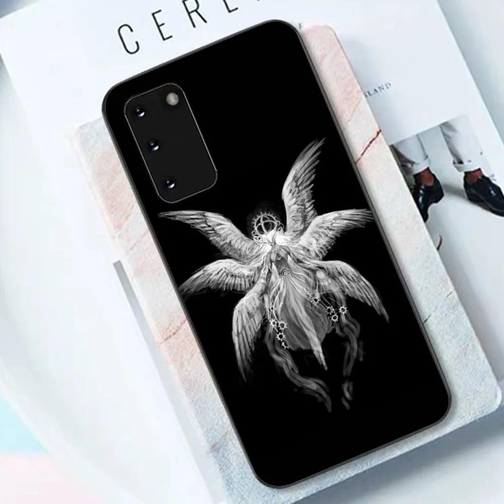 Gothic Girl Sculpture Retro Phone Case For Samsung S 9 10 20 21 22 23 30 23plus lite Ultra FE S10lite Fundas