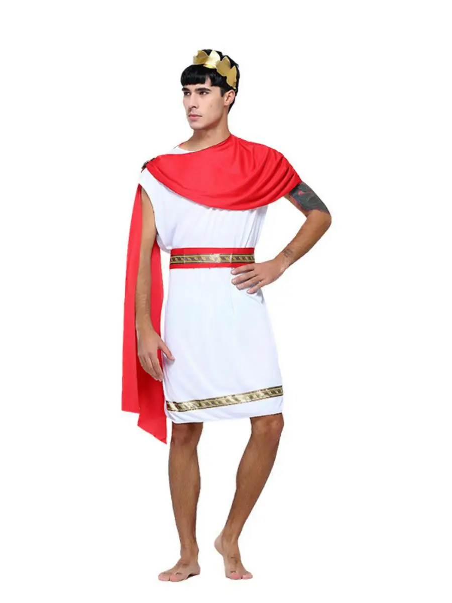 زي إله روماني للبالغين، ملابس تنكرية للرجال، ملابس أداء، زي تنكري للحفلات، ملابس لعب الأدوار، زي تقليدي صيني للعروض المسرحية
