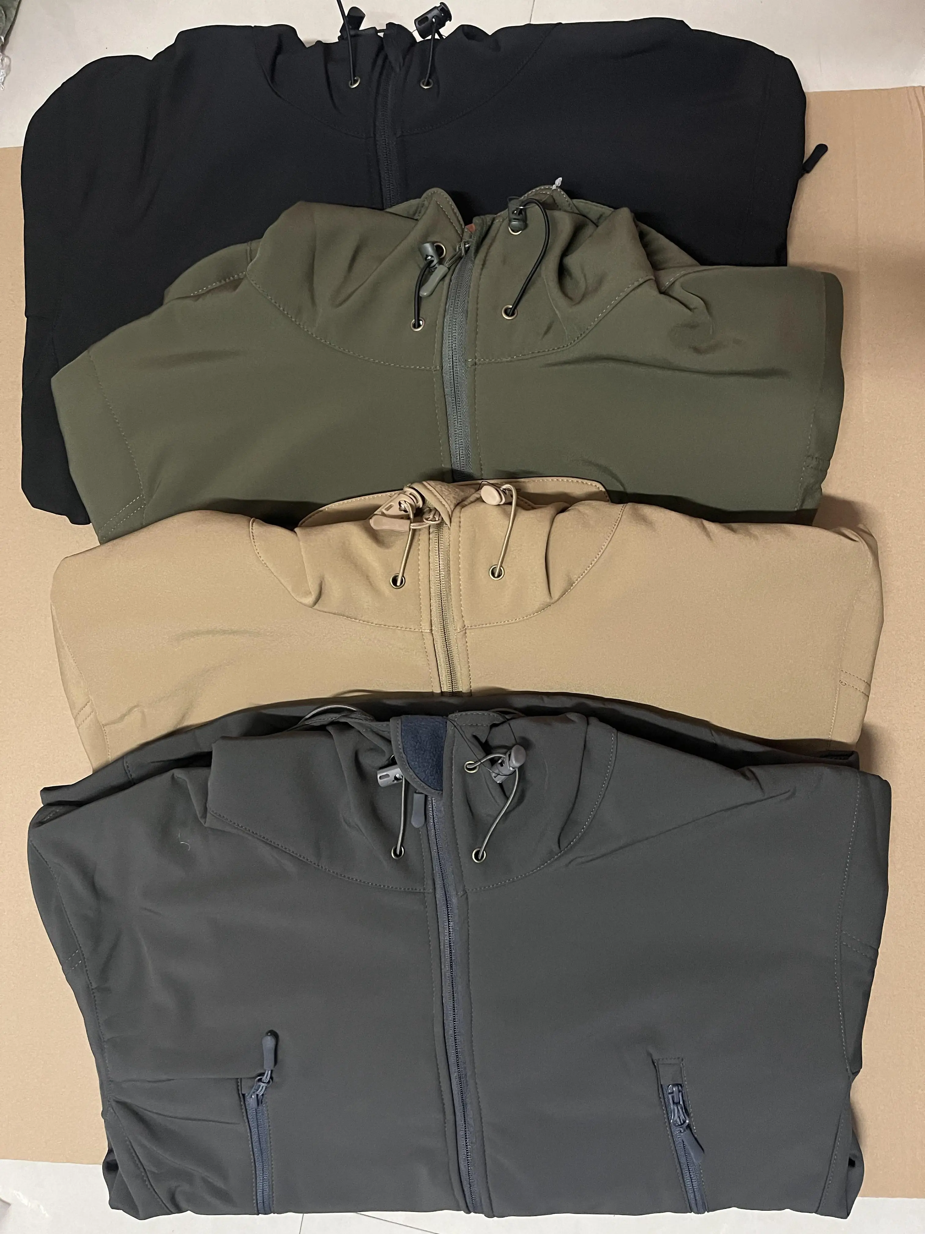 Chaquetas impermeables tácticas SoftShell para hombre, Abrigo con capucha, pantalones de combate, pesca, senderismo, Camping, escalada, esquí, Invierno