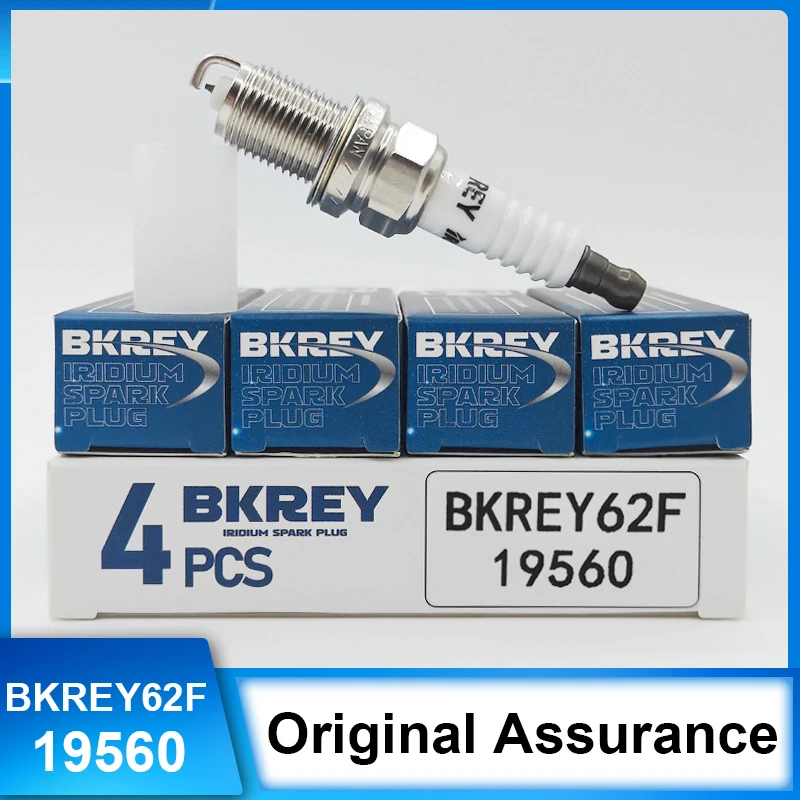 4/20pcs 101905601F F7HER02 Spark Plug For Volkswagen Passat Jetta Skoda Seat Golf Beetle 2.5L Leon For BKREY62F 19560 FR7HC+