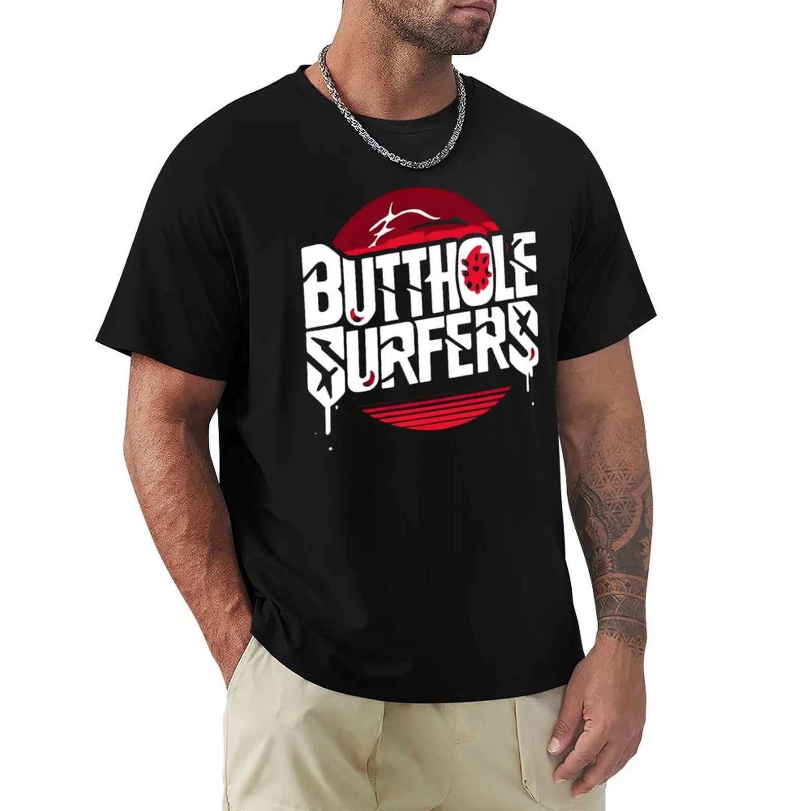 

Butthole Surfers Logo T-Shirt gifts for boyfriend kawaii clothes tshirts for men