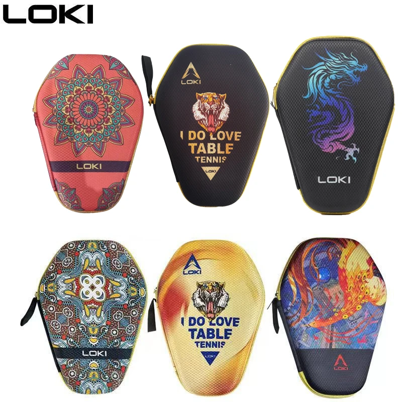 

LOKI жесткий чехол для ракетки для настольного тенниса, высококачественный водонепроницаемый защитный чехол для пинг-понга, прочный большой вместительности