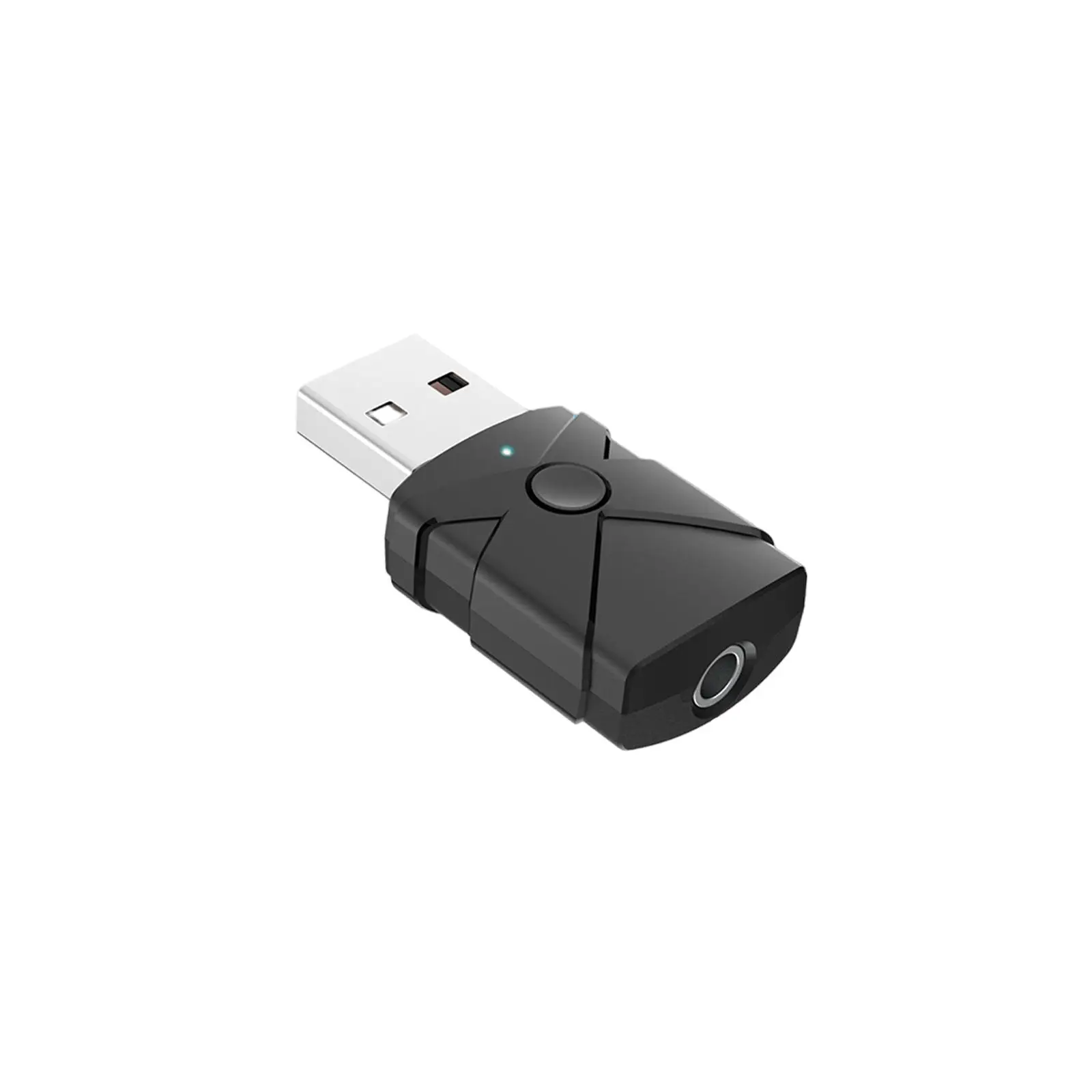 Audio Transmitter Receiver 5 in 1 Plug and Play Car AUX Adapter V5.2 for Computers Car Stereo Headphones Home Theater Power Amp