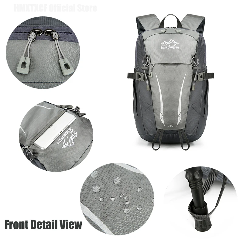 Nylon Outdoor Wanderrucksack Rucksack Bergsteigertasche für Männer Frauen Sport Trekking Rucksack Leicht Reisen Camping