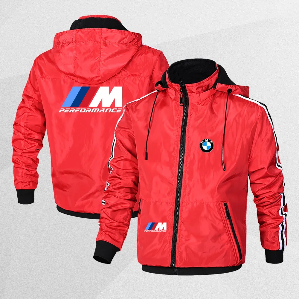 2024 BMW autumn winter men's and women's double-sided wearable goose down jacket casual sports cotton jacket warm clothing