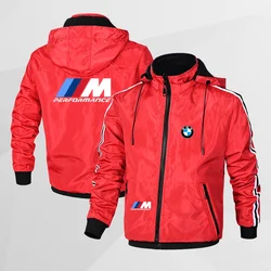 BMW-Chaqueta de plumón de ganso de doble cara para hombre y mujer, chaqueta deportiva informal de algodón, ropa de abrigo, otoño e invierno, 2024