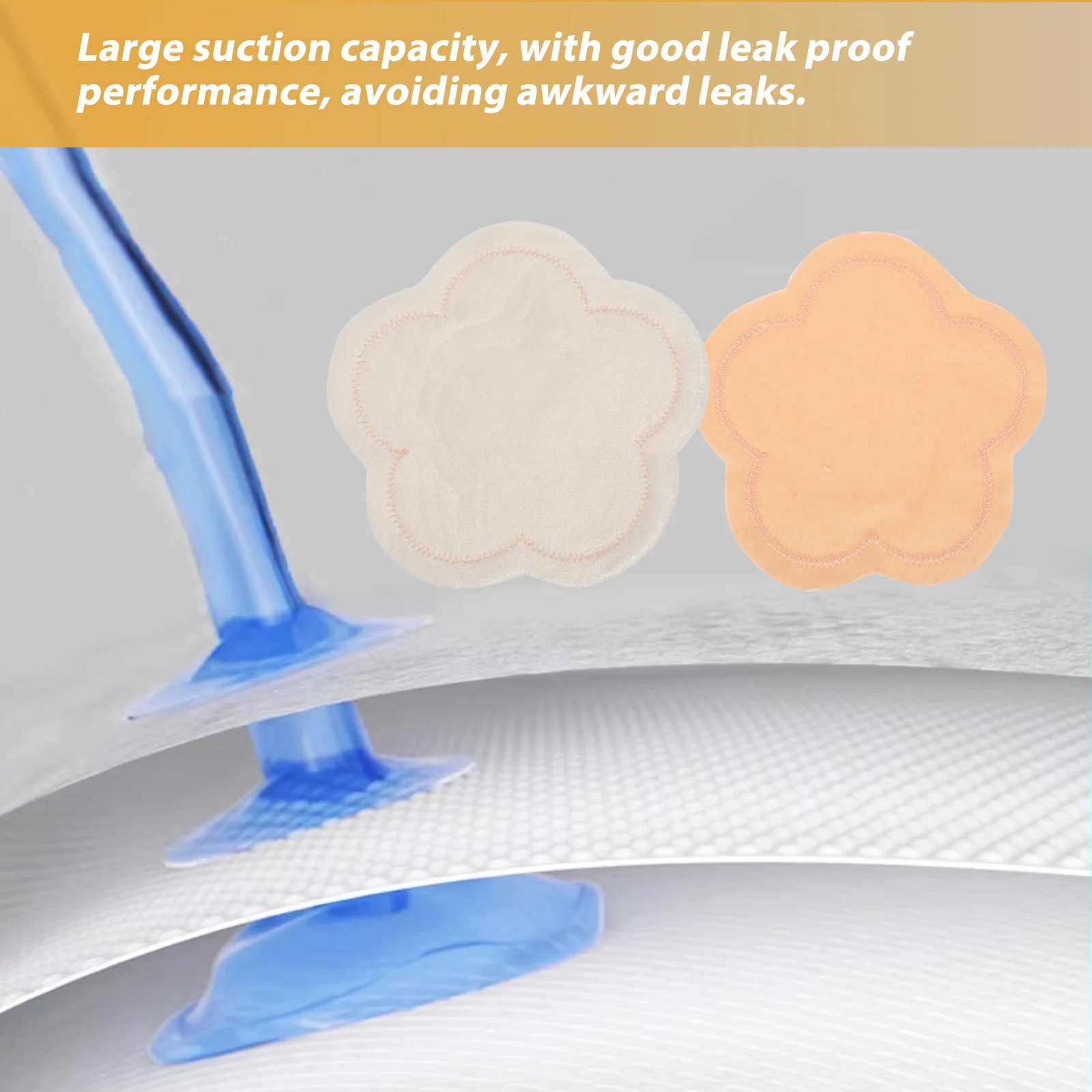 แผ่นซับน้ำนมแบบซักได้ ใช้ซ้ำได้ ป้องกันการรั่วซึม สวมใส่สบาย สำหรับผู้หญิง แผ่นซับน้ำนมหลังคลอด