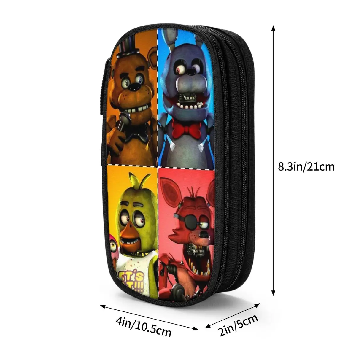 Fnaf Bear Astuccio portapenne Borsa per bambini Materiale scolastico di grande capacità Regali Astucci