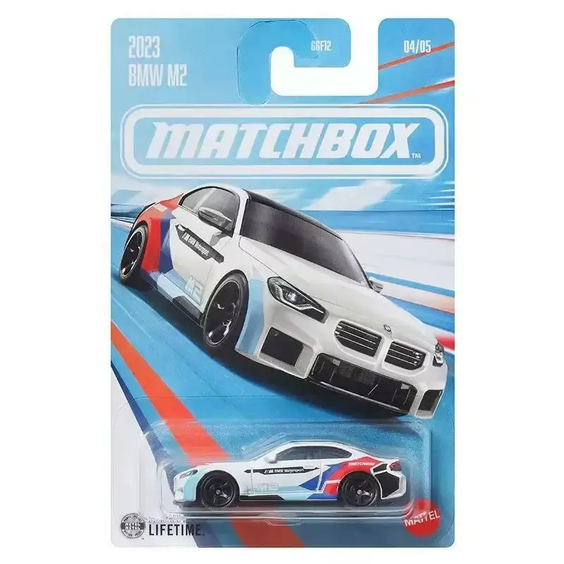 New 26r Matchbox Car Lifetime Toy 1/64 Diecast Bmw M2 3 Serie Tourisme 2002 I4 Police Sedan Berline 1m Vehicle Auto Metal Model