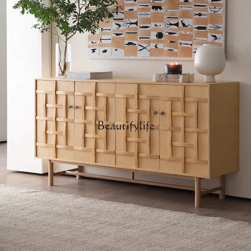 

ls 27 Dining side cabinet, tea cabinet, and silent wind retro locker.