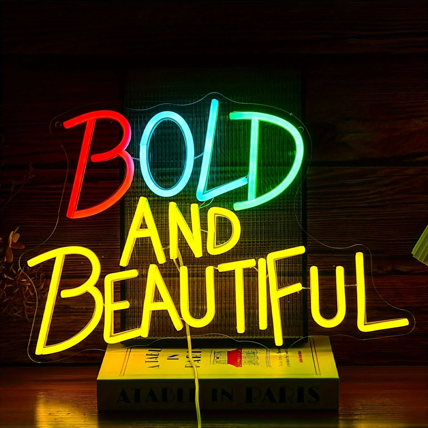 Смелая и красивая неоновая вывеска, светодиодное неоновое украшение на стену, красочный текст, освещение комнаты, свадьбы, вечеринки, семейного бара, украшение, вывеска