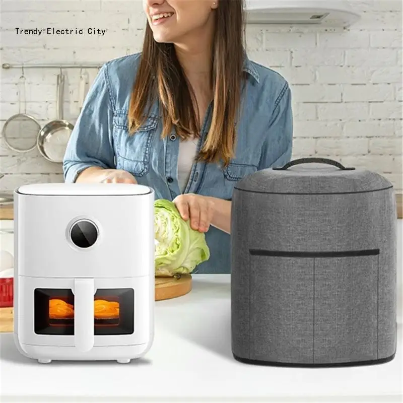 Copertura antipolvere per friggitrici ad poliestere facile da pulire riutilizzabile per cucinare pentole pentole da forno