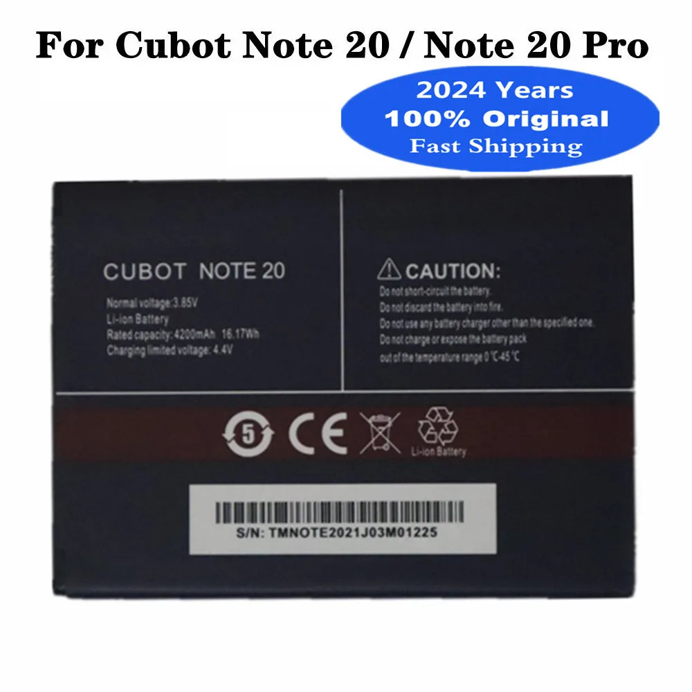 2024 Years New CUBOT Original Battery For Cubot Note 20 / Note 20 Pro 4200mAh High Capacity Mobile Phone Replacement Batteries