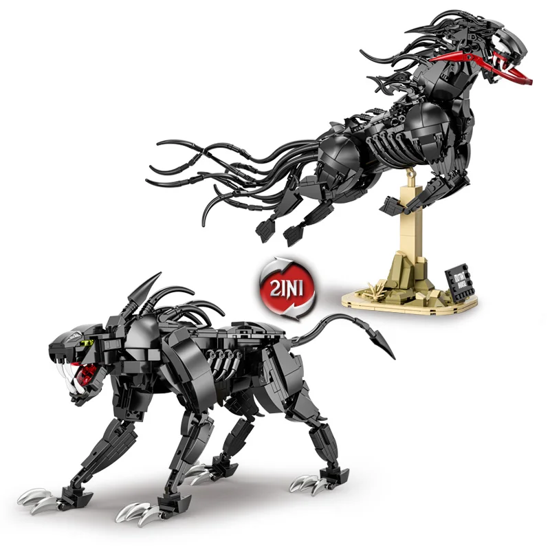 

998 шт. MOC креативные биохимические ядные концы строительные блоки модель кирпичи сборка игрушек для детей Рождественский подарочный набор