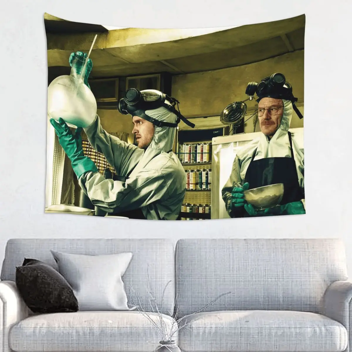 Breaking Bad Tapestry Hippie Polyester Wall Hanging Chemical Drug Wall Decor Beach Mat Mandala Wall Tapestry