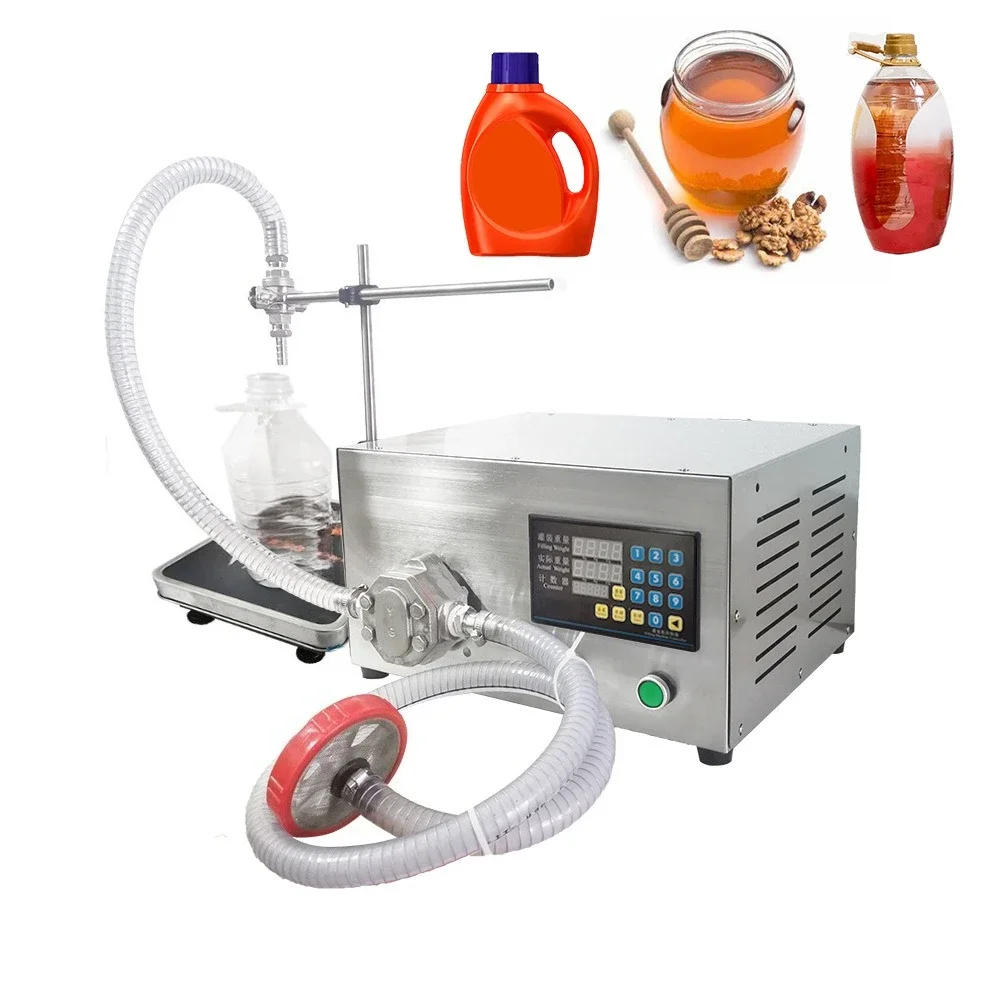 ZYG300 weighing and packing salad oil honey edible oil laundry detergent viscous liquid filling machine