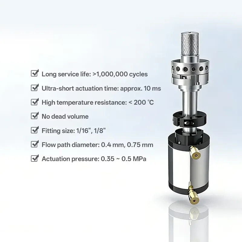 Shenghui Factory Direct Pressure Control 2-way 10-port Valve Pneumatic Actuated Rotary Valve Rotary Control Valve