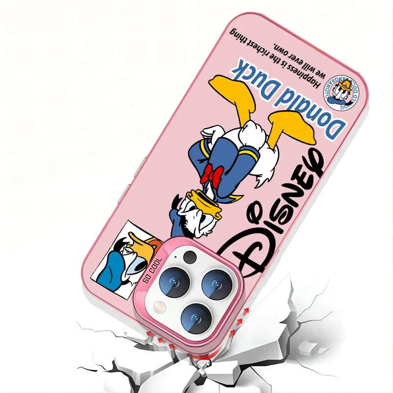 Disney Donald Duck Anime For Redmi Note 13 12 12S 11 11S 11E 10 10T 10S 9C 9T Pro Plus Max Lite 5G Colorful Silver Mobile Funda image 5