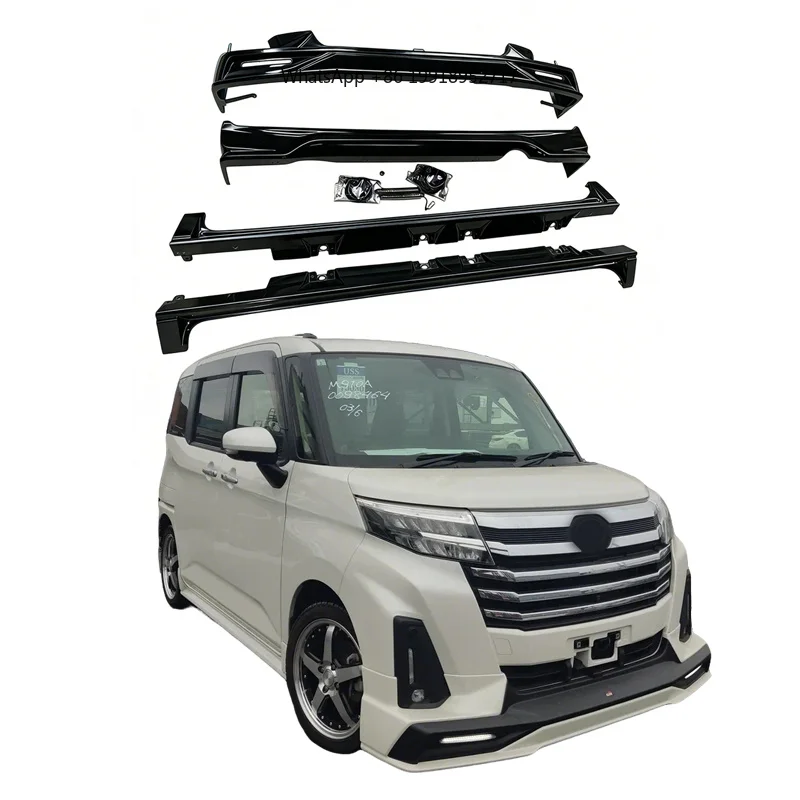 Car World Car Body Kit for Roomy Front Lip Rear Lip Side Skirts ABS Plastic Material No Color