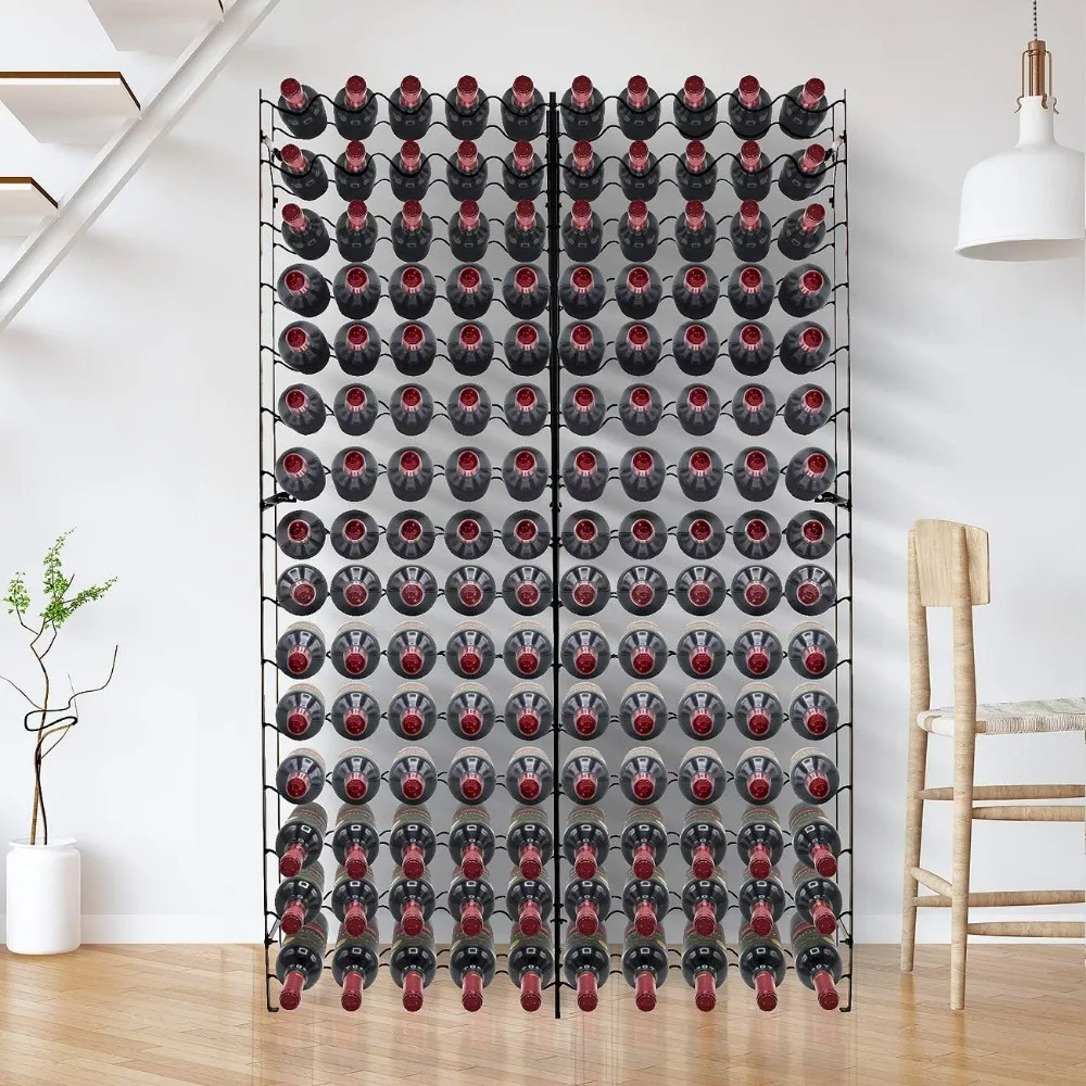 Independent Wine Rack - Suitable for Any Bar, Wine Cellar, Kitchen, Restaurant Storage Rack with A Capacity of 150 Bottles