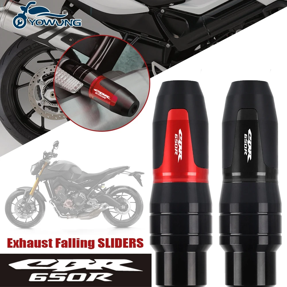 

FOR Honda CBR650R 2015 2016 2018 2019 2020 2021 Motorbike CNC accessories Exhaust Frame Sliders Crash Pads Falling Protector