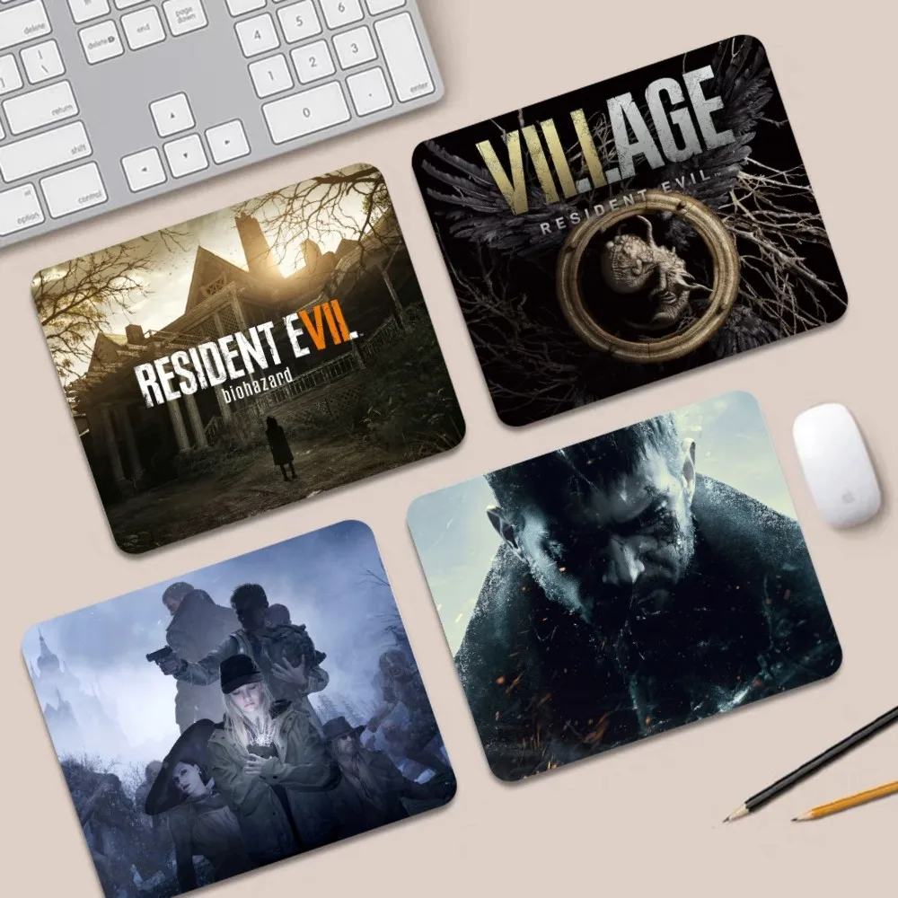 

R-resident E-evil Mousepad Round Custom Skin Computer Desk Mat Table Keyboard Big Mouse Pad Laptop Cushion Non-slip