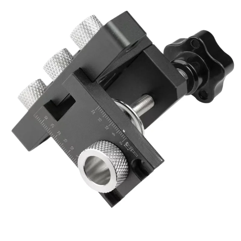 For Log Tenon Positioning and Punching Woodworking Tools, 3-in-1 Embedded Part Puncher