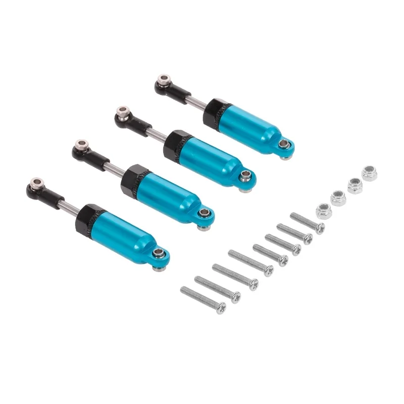 

4Pcs Alloy Shock Absorber for WPL 1:16 Henglong C-14 C-24 Pickup Crawler Half Truck RC Car Spare Parts Upgrade Modified Parts