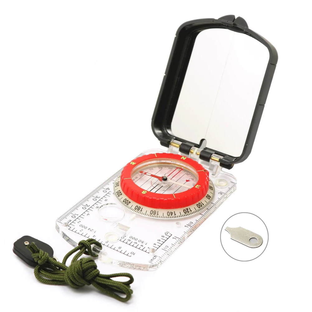 

DC45-6E Camping Survival Compass With Fluorescent Ring Compass Waterproof Survival Gear For Hiking Camping Backpacking ﻿dropship