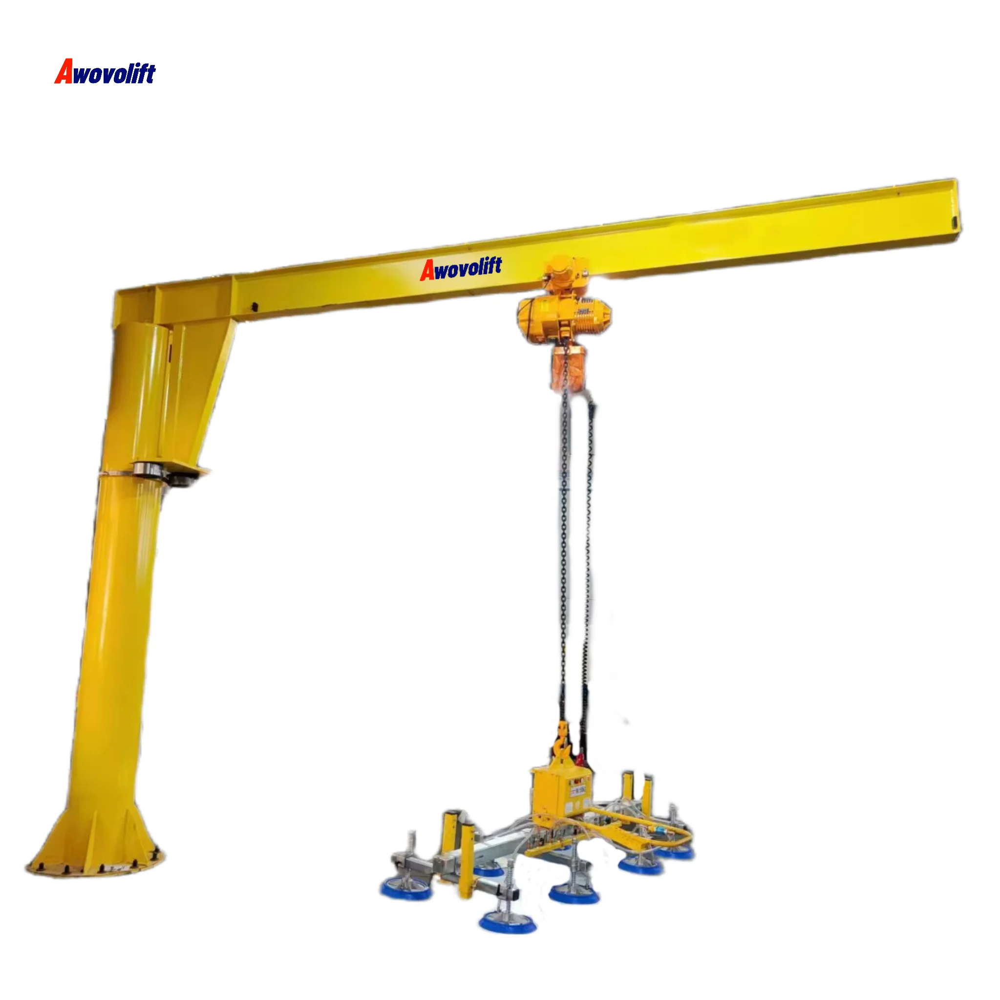 Awovolift Metal Sheet Vacuum Lifter Suction Cup Robot Load 500-3000KG Vacuum Lifting for Sheet Metal Suction Cup with Crane CE