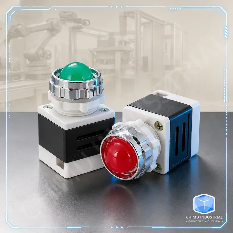【CHIMU INDUSTRIAL】 for AD11-25/20 Indicator Light 25mm Mount Red Green Yellow AC DC 24V 220V