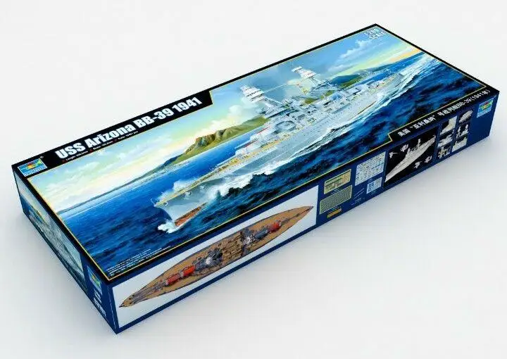 

Trumpeter 03701 1/200 Scale USS Arizona BB-39 1941 Ship Model Kit