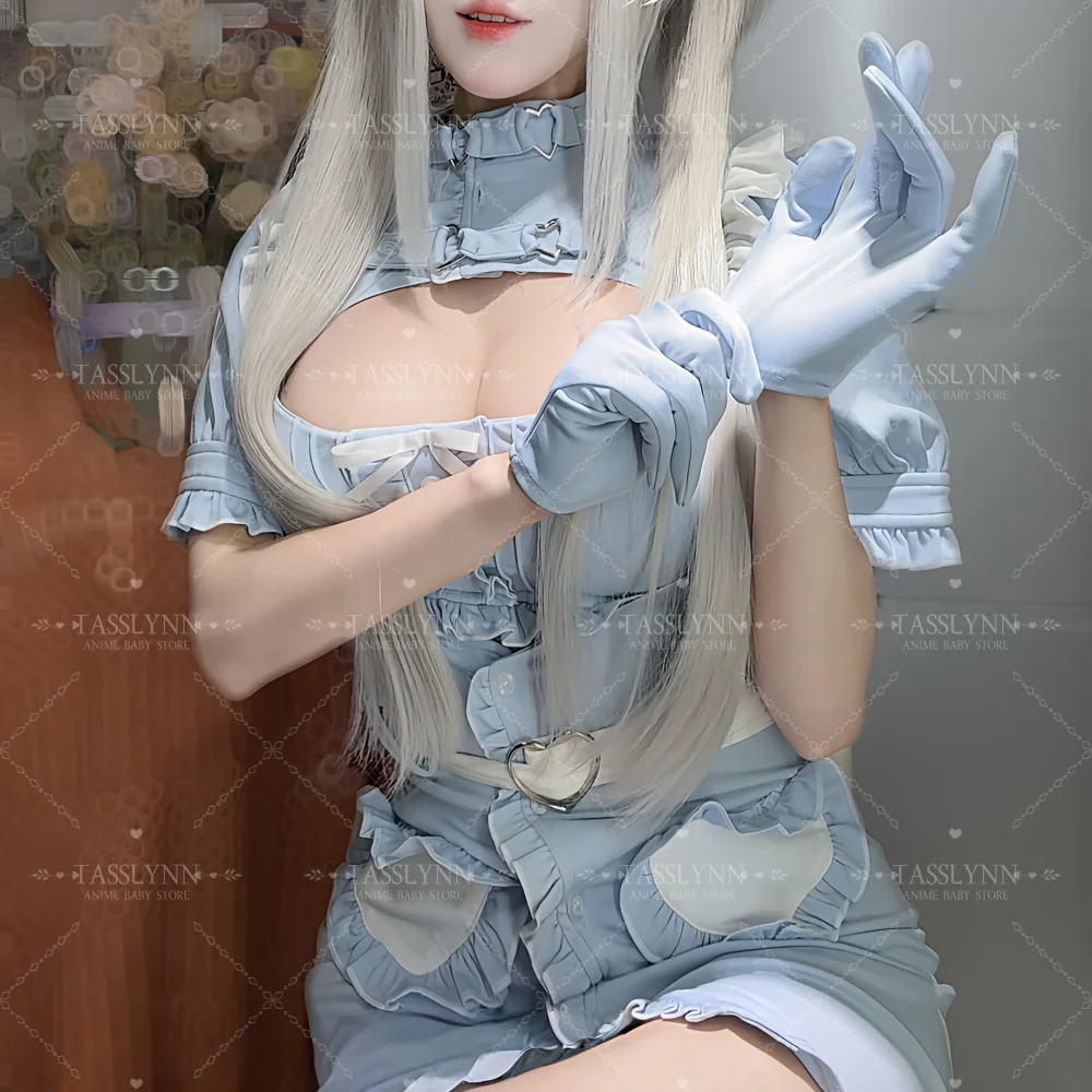 地雷アニメコスプレハロウィンコスチュームジライケイファッションアイアンマウスナースコスプレ地雷衣装女性アイアンマウスメイドドレス