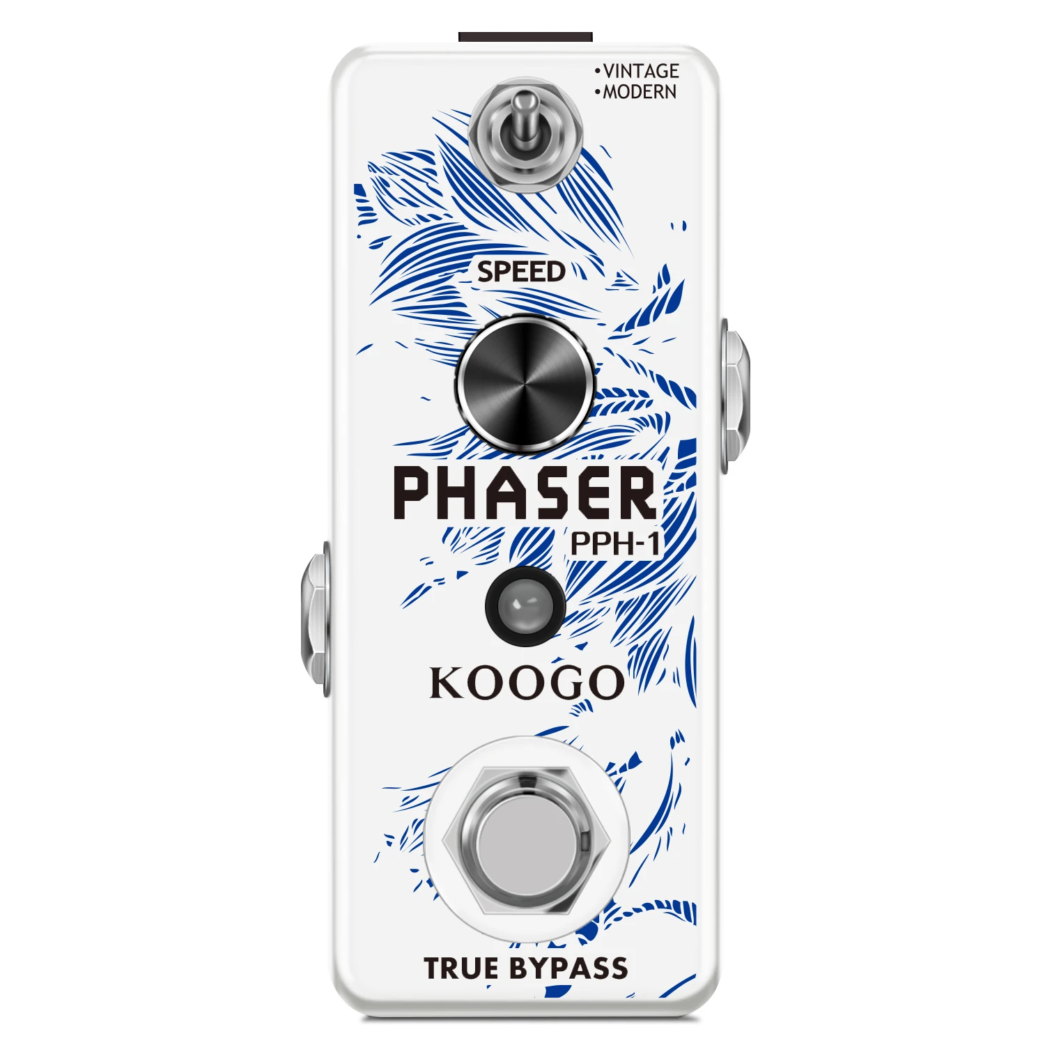 

Koogo LEF-313 Phaser педаль аналоговых фазных эффектов для электрогитары винтажные и современные режимы с мини-размером True Bypass