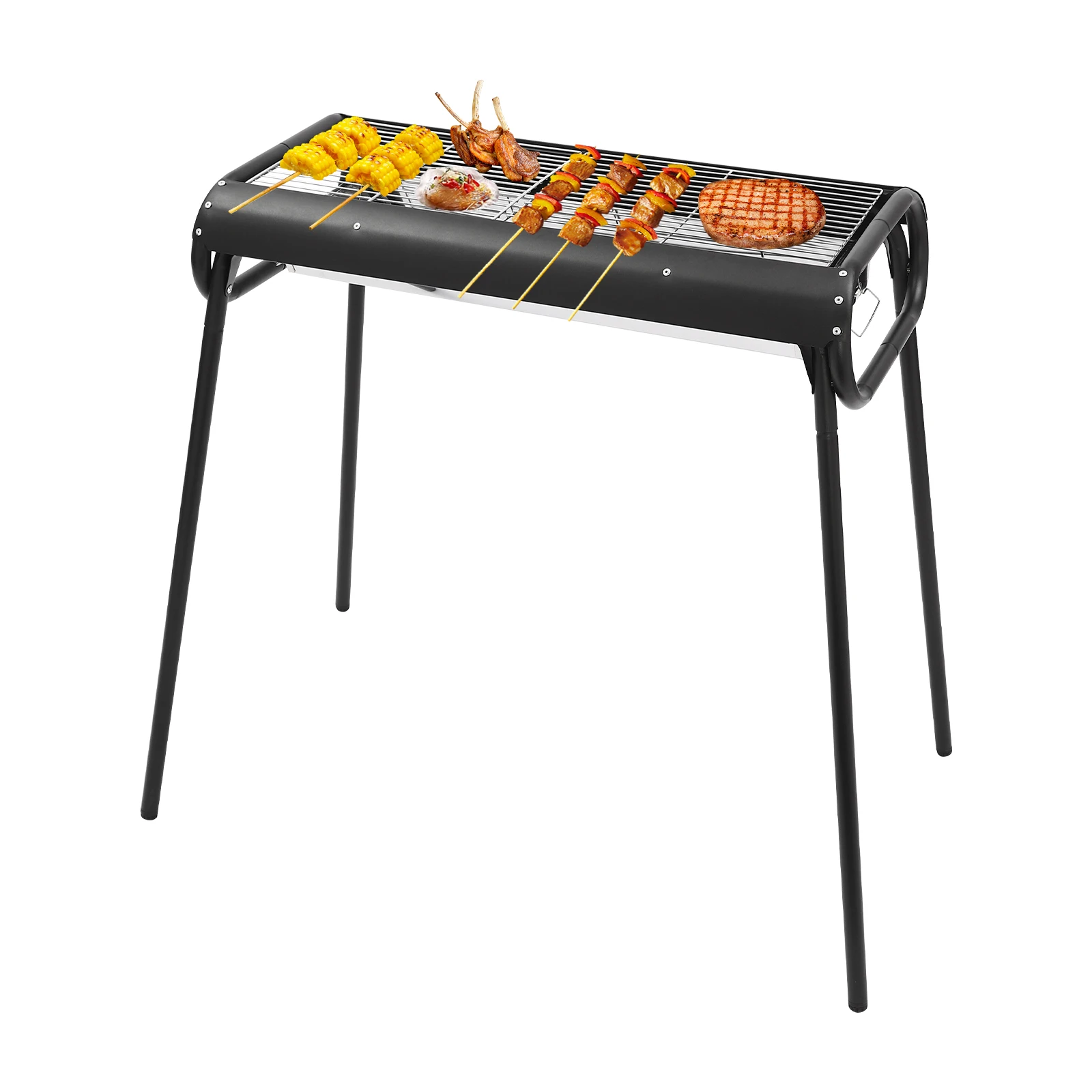 

Portable Charcoal Grill for Outdoor BBQs and Picnics with Easy Setup and Compact Design