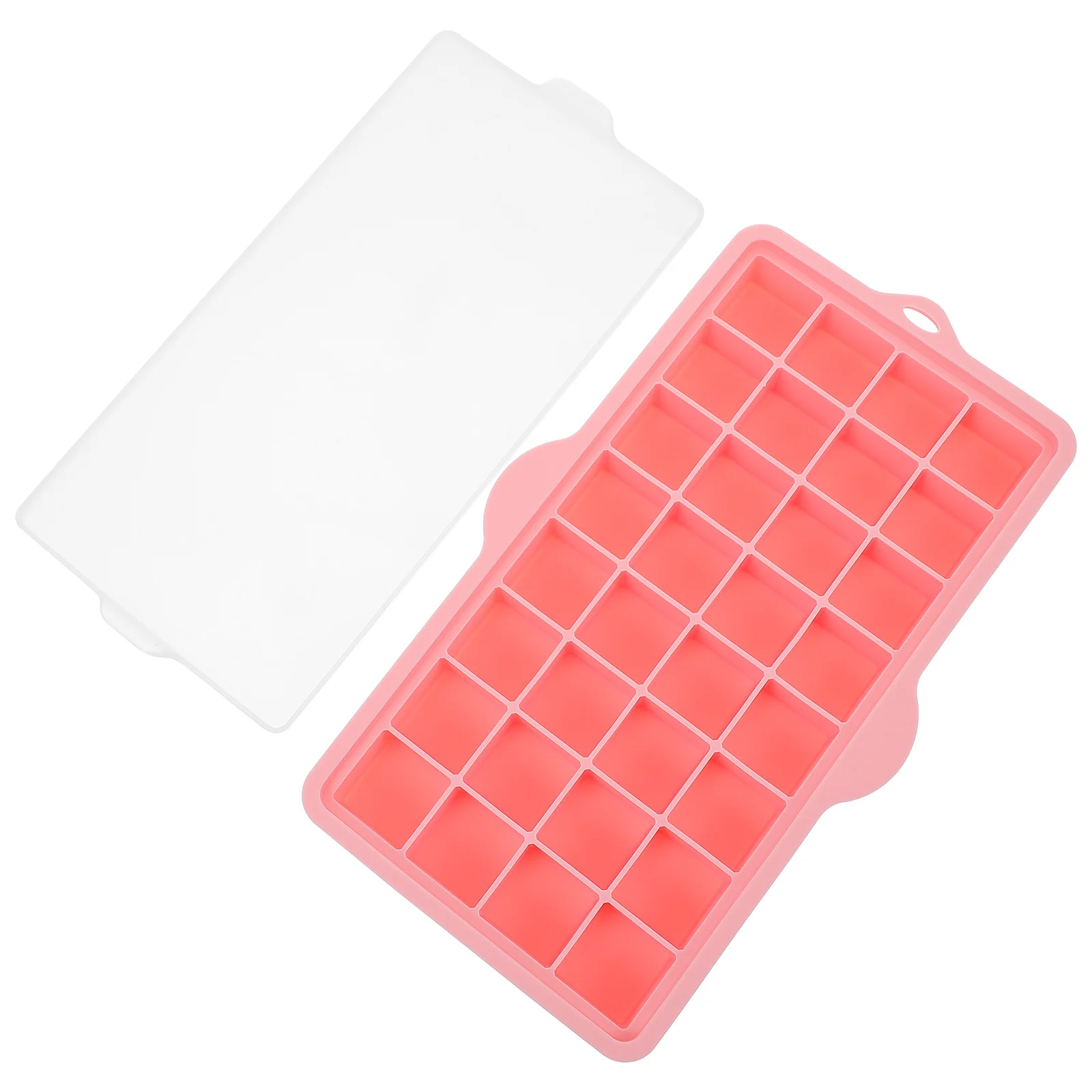 

Rectangular Mold 32 Cavities Silicone Tray Kitchen Tool Fridge Compatible Slow Melting Ice Mold With Cover
