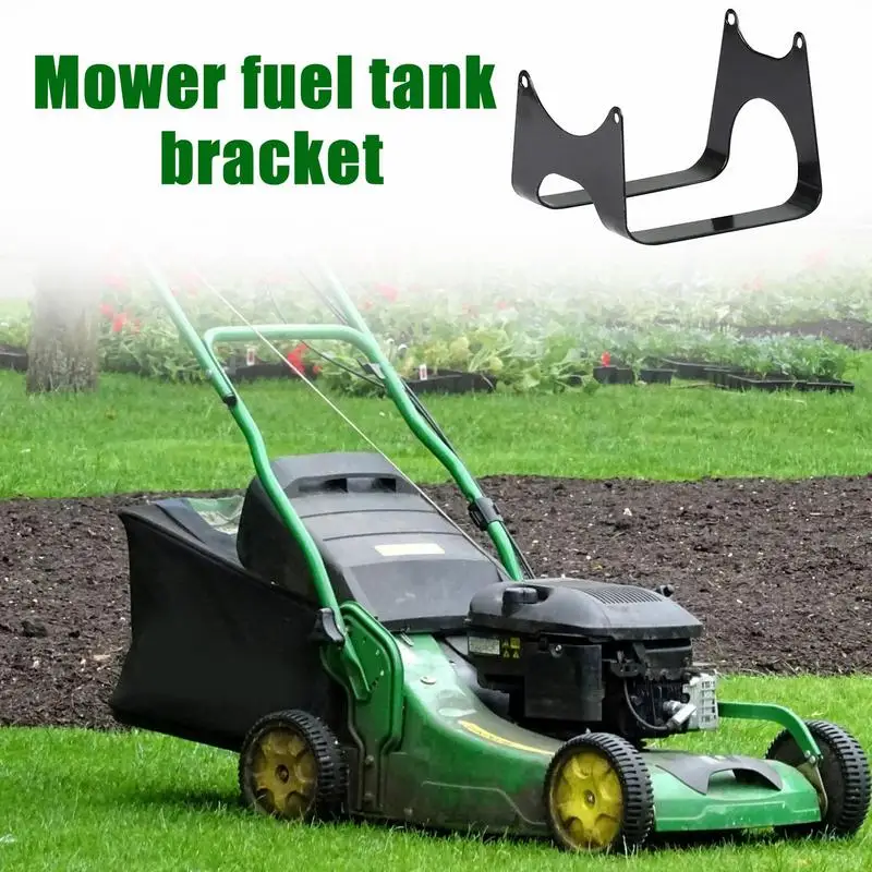 Jerry Can Mount Mower Oil Tank Bracket Black Iron Construction Mowing Machine Accessories Tank Holder For Grass Trimming