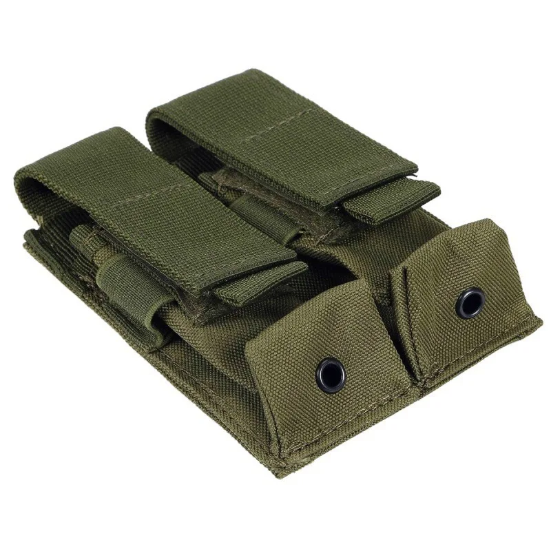 Magazijnzakje Enkel Dubbel Magazijnzakje Outdoor Molle Open Top 9mm Magazijnzakje voor Glock M1911 92F Zaklampzak