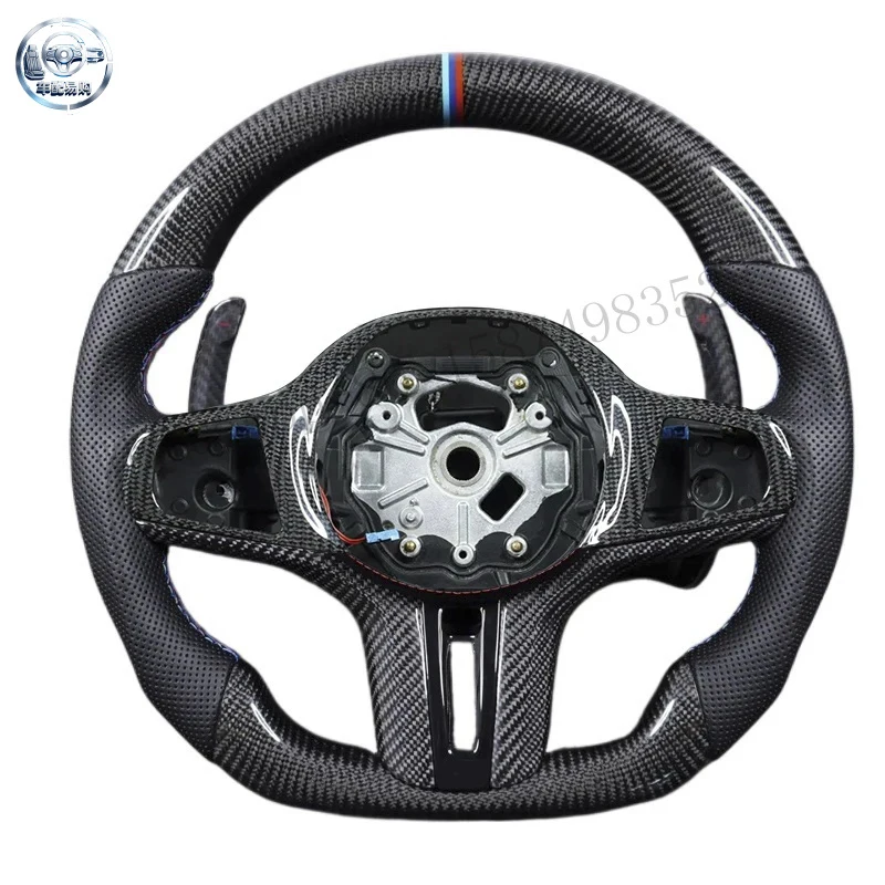 Fit for BMW G02 G05 G06 G20 G21 G22 G26 G29 G30 G80 G87 F40 Carbon Fiber Sport Steering Wheel Automotive Parts G G01 G11 G12 G14