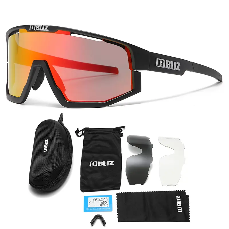 B BLIZ Fashion Outdoor Cycling Sunglasses Men MTB Bike Glasses Sports Hiking Mountain Women Bicycle Cycling UV400 Goggles - Image 8