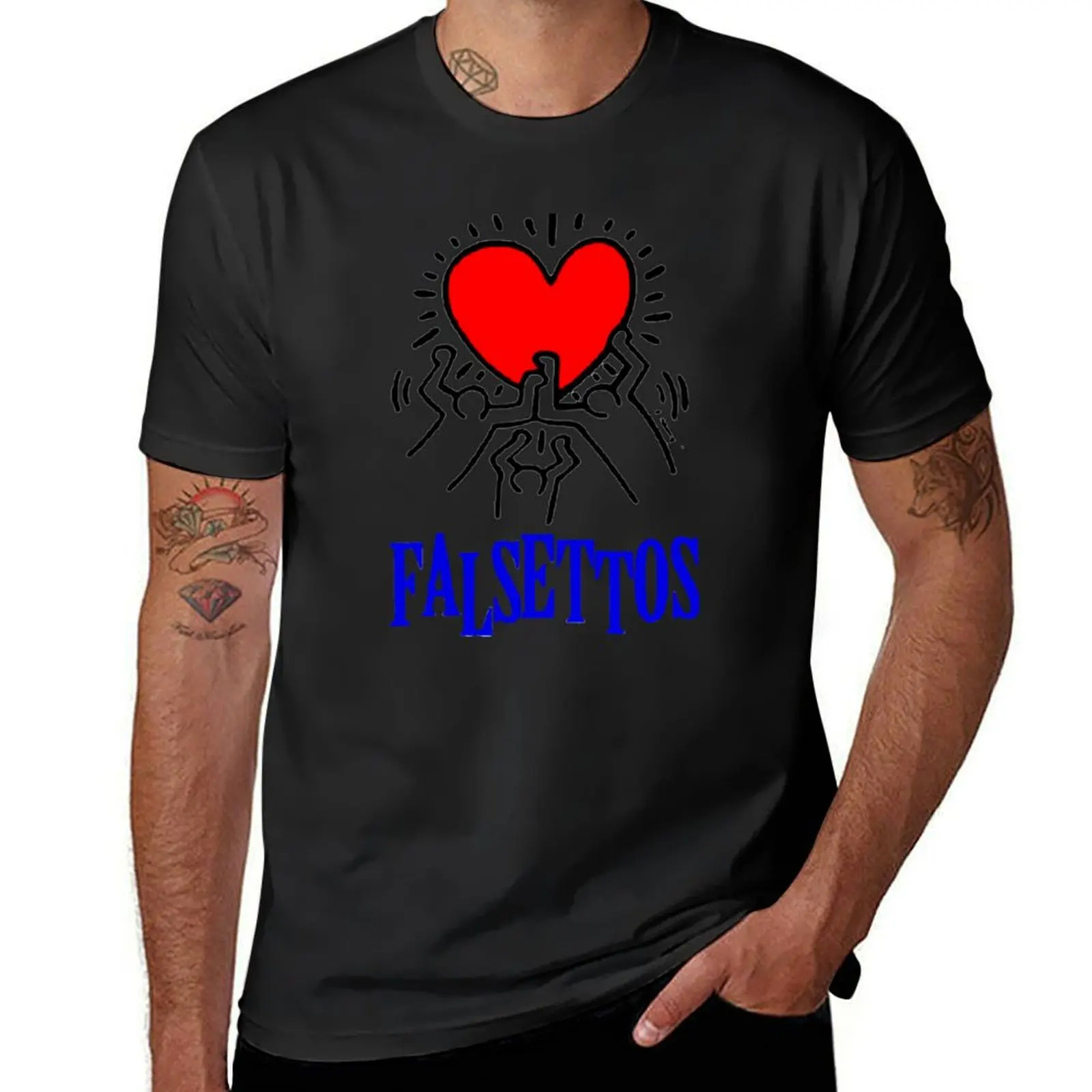 heart of falsettos T-Shirt anime Aesthetic clothing vintage clothes plus sizes mens big and tall t shirts