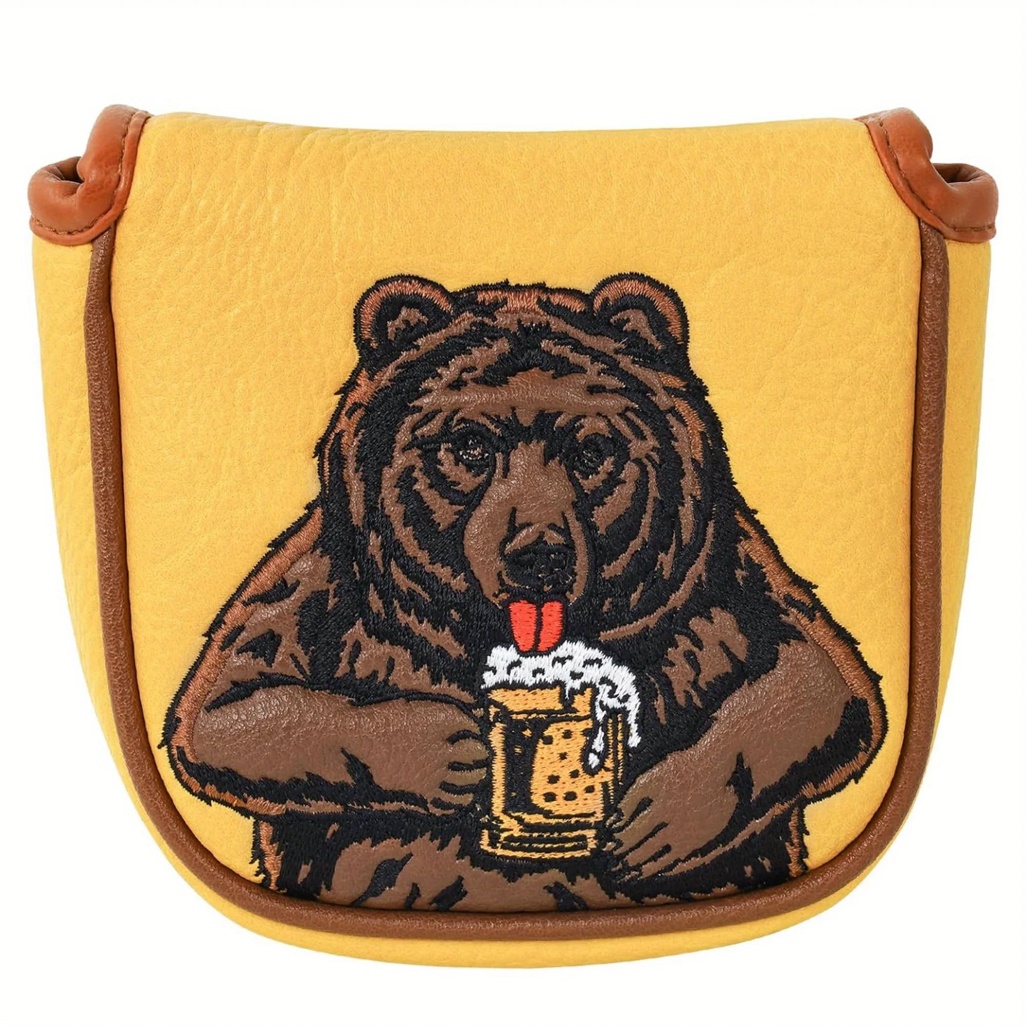 Golf Club Head Cover Golf Head Cover Driver Headcover Fairway Wood Headcover Hybrid Club Head Cover  Bear Essential Accessory