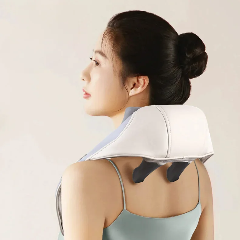 neck shoulder shiatsu vibration massager rechargeable neck and shoulder massager with heat