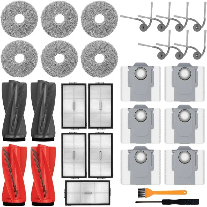 

Hot-For Roborock Saros 10R Replacement Parts Kit Robot Vacuum Cleaner Accessories Set