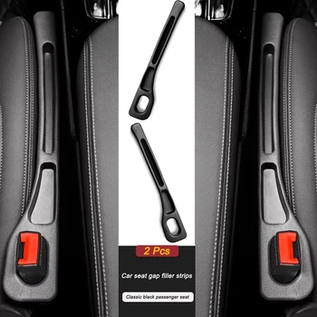 2Pcs Car Seat Gap Filler Side Seam Plug Strip Leak-proof Filling Strip For All Car Model Wallet Phone Holder Car Accessories